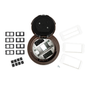 Middle Atlantic Evolution 6AT2P Series Recessed Prewired Assembly with Flush Style Cover