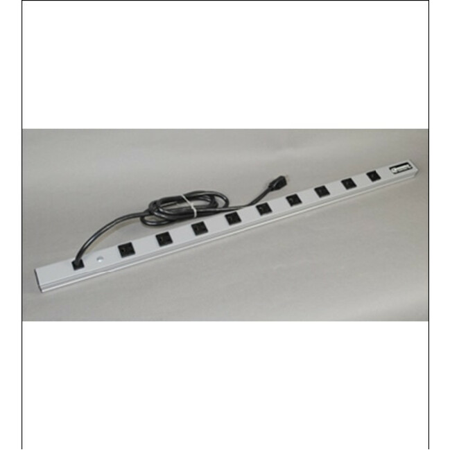 Wiremold CabinetMate Plug-In Outlet Center Unit / 120V/15A/36" Long/9 O/L /6' Cord