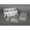 Wiremold Omnibox Series Double Gang Cast Iron Floor Box