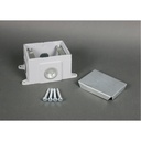 Wiremold Omnibox Series Single Gang Cast Iron Floor Box