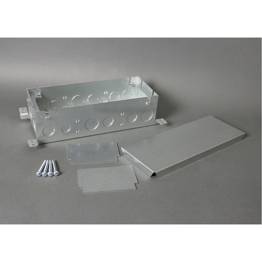 Wiremold Omnibox Series Three Gang Steel Floor Box