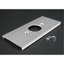 Wiremold AL3300 Single Receptacle Cover Plate