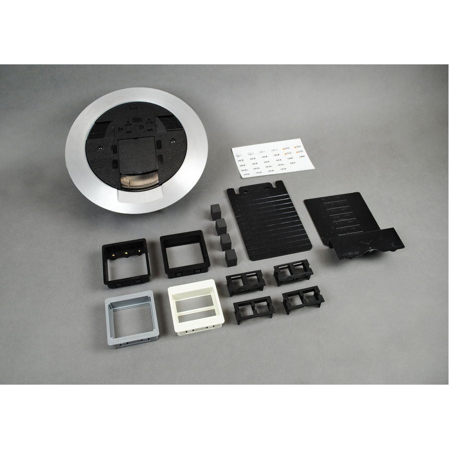 Wiremold 881AV3CTCAA Mounting Box - Aluminum
