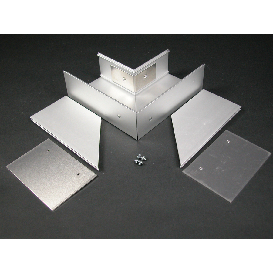 Wiremold AL3300 90 Degree Flat End Fitting