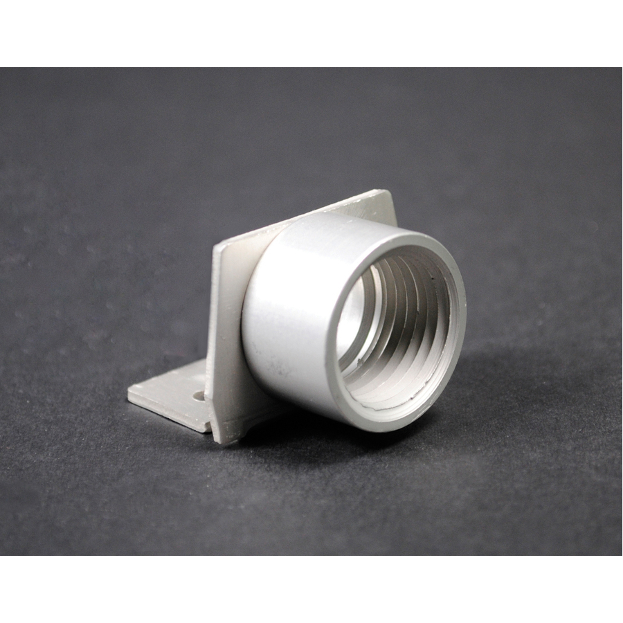 Wiremold AL2010A Mounting Adapter for Cable Raceway, Power Strip - Satin Anodized