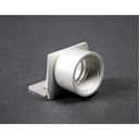 Wiremold AL2010A Mounting Adapter for Cable Raceway, Power Strip - Satin Anodized