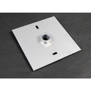 Wiremold AL2051H Mounting Adapter for Cable Raceway, Power Strip - Satin Anodized
