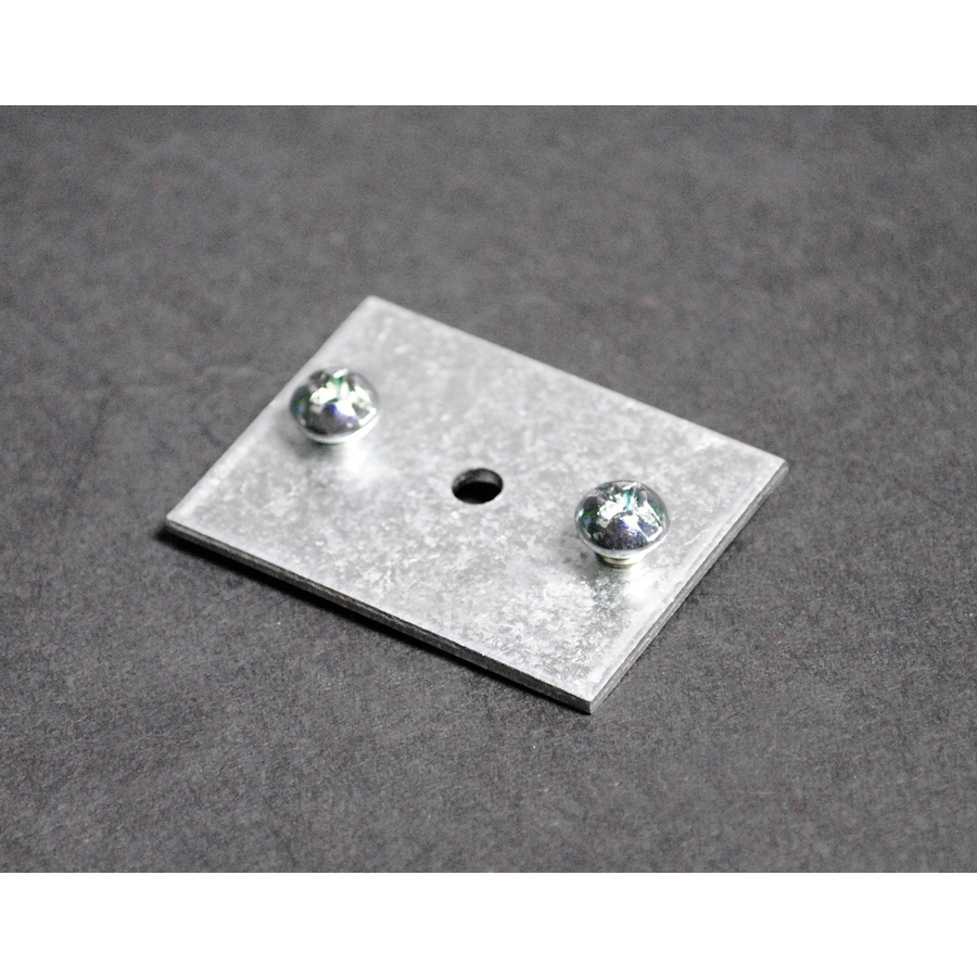 Wiremold AL2001 Mounting Plate for Cable Raceway, Power Strip - Satin Anodized