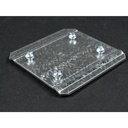 Wiremold AL3301 Mounting Plate for Cable Raceway - Satin Anodized