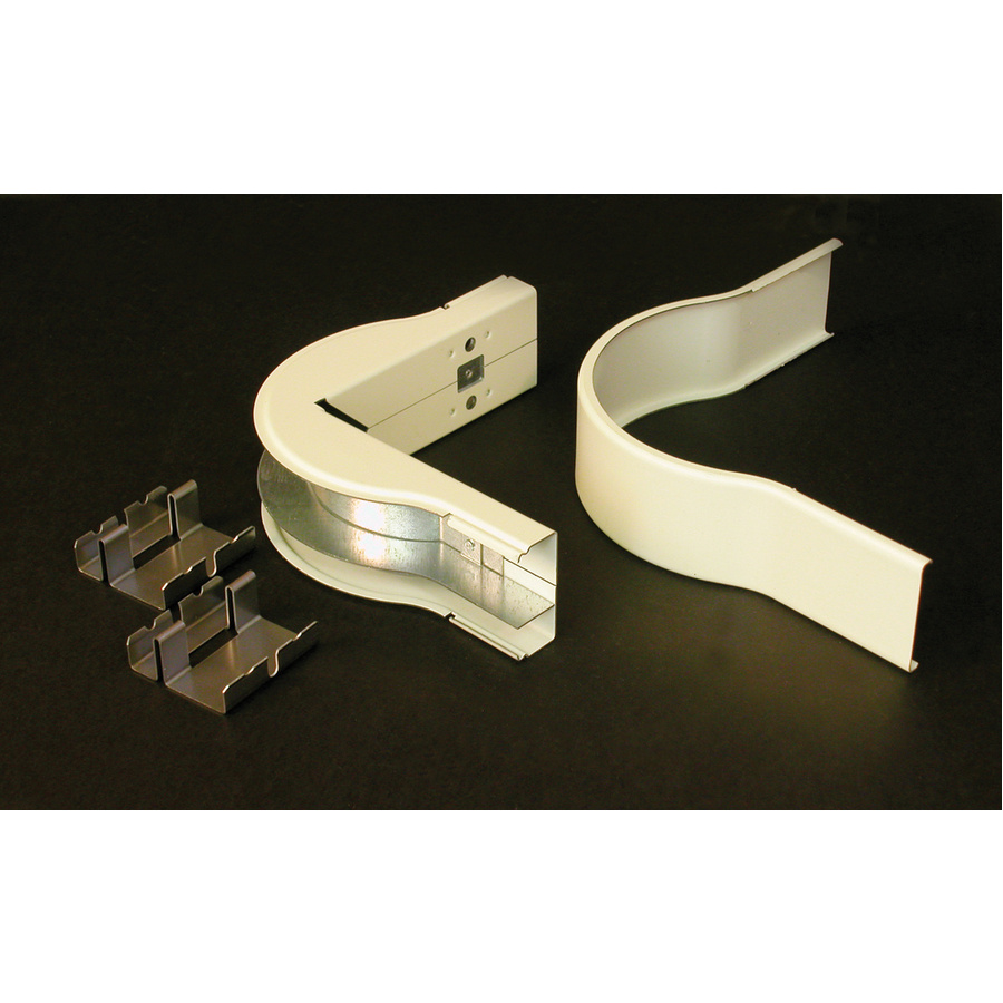 Wiremold 2400D Radiused Divided External Elbow Fitting
