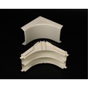 Wiremold 2300 Radiused Divided Internal Elbow Fitting