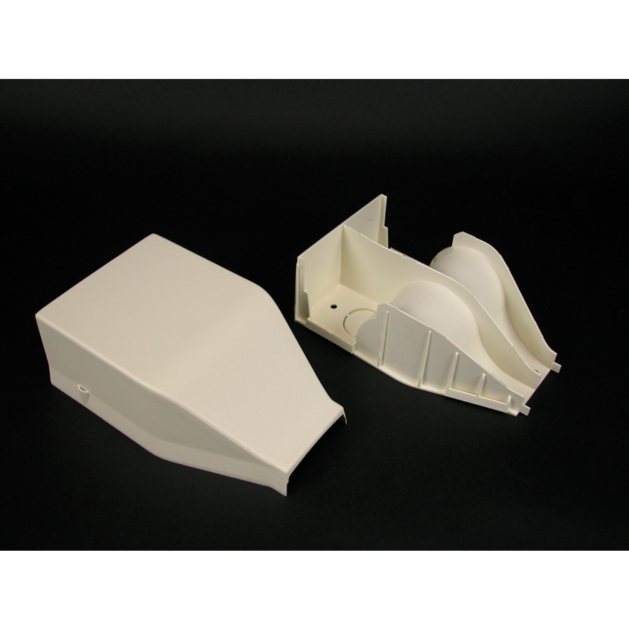 Wiremold 2300 Radiused Divided Entrance End Fitting