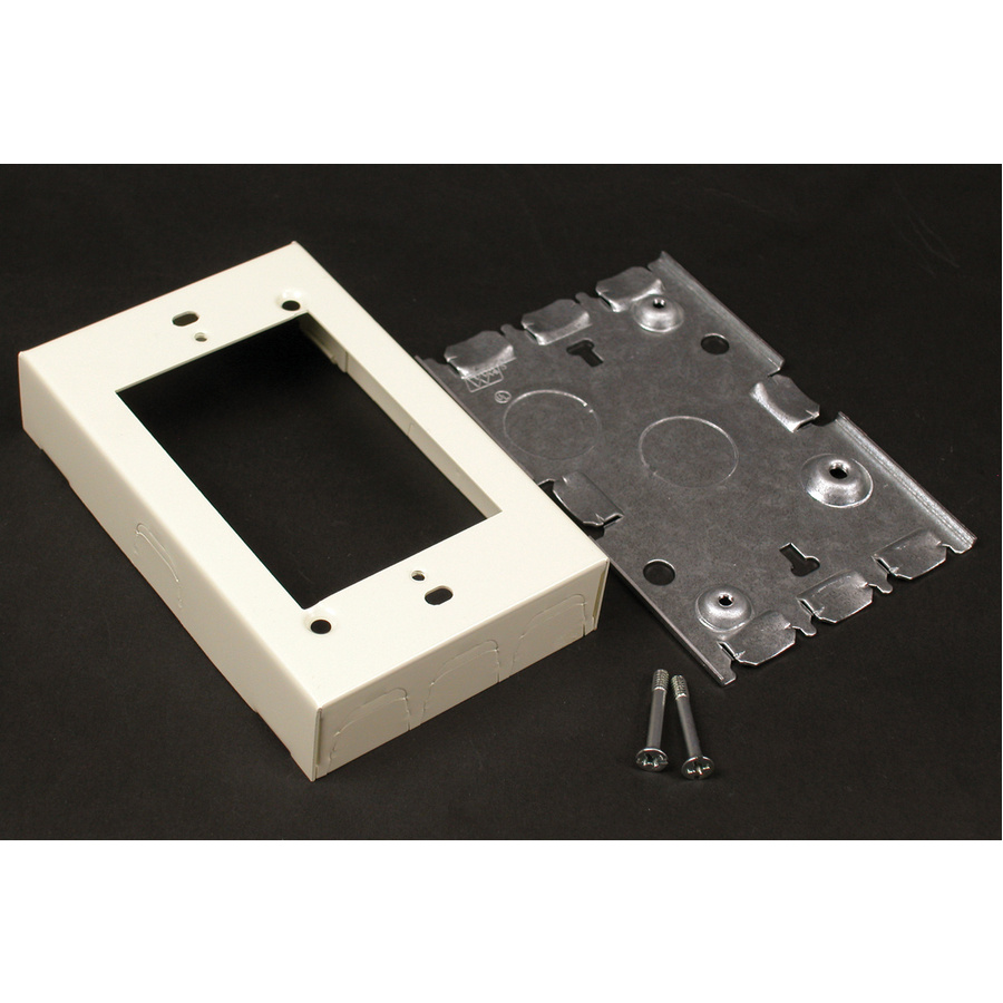 Wiremold 500/700 Single-Gang Shallow Switch and Receptacle Box Fitting