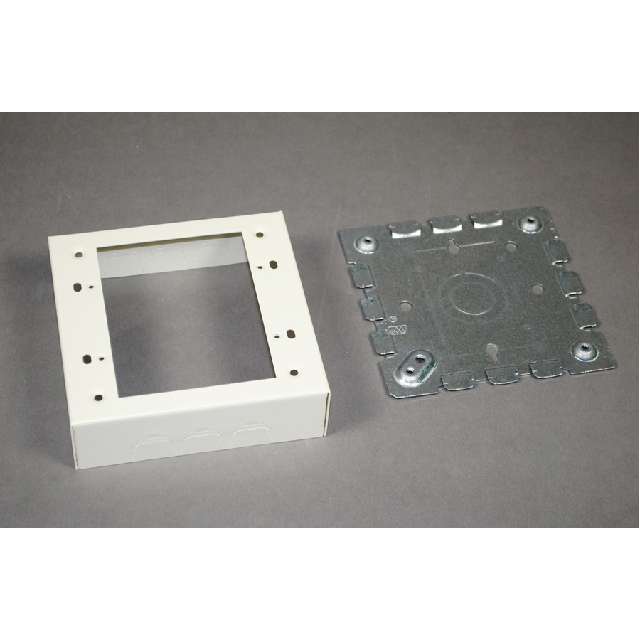 Wiremold 500/700 Two-Gang Shallow Switch and Receptacle Box Fitting