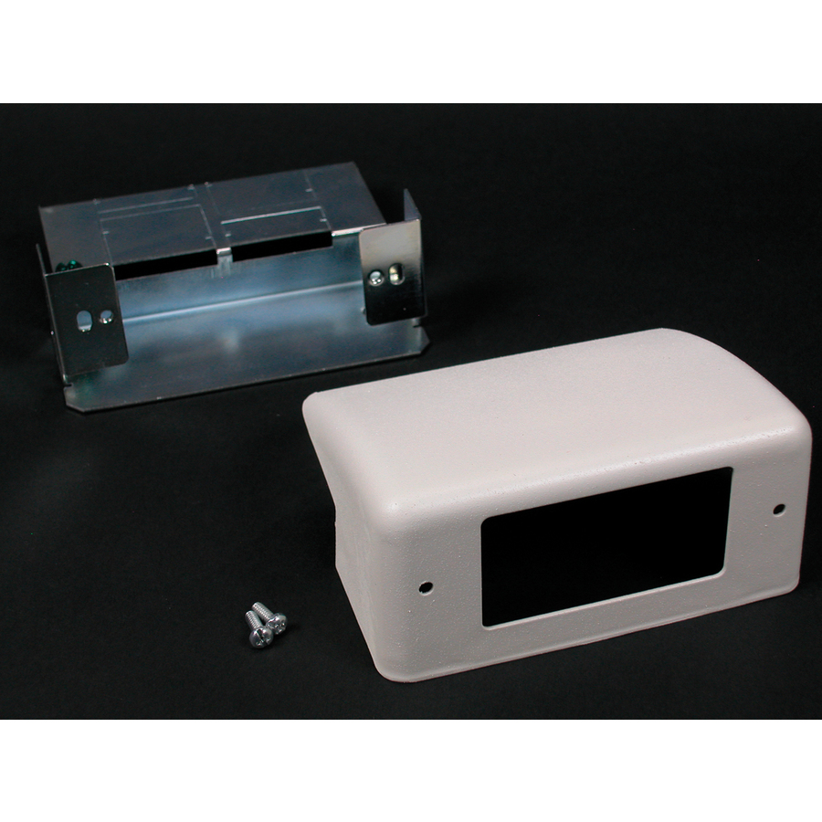 Wiremold 24DWNR-FW Mounting Bracket for Receptacle, Cable Raceway - Fog White