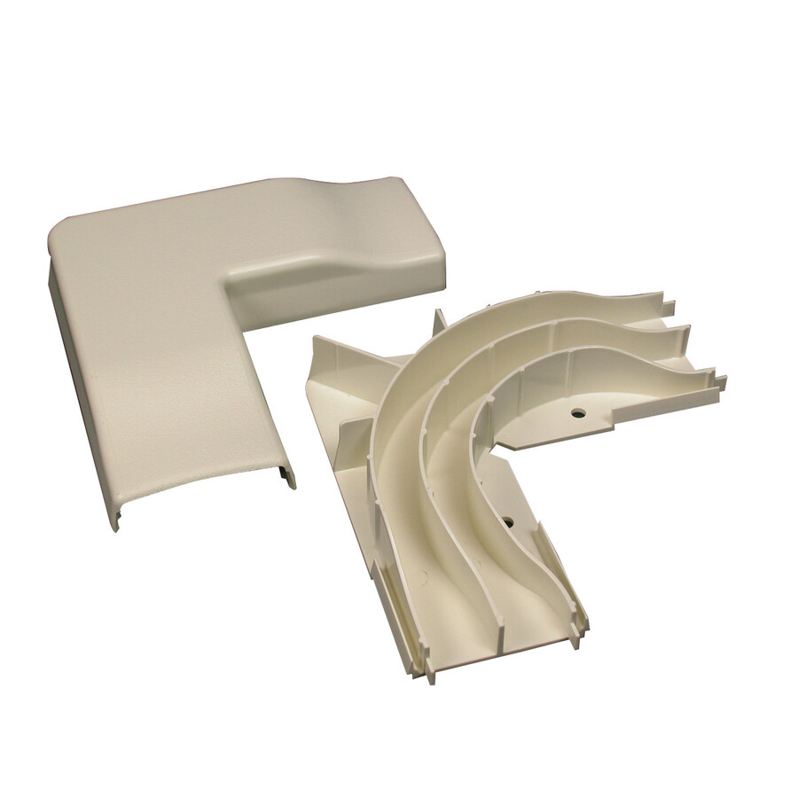 Wiremold 2300 Radiused Divided Flat Elbow Fitting