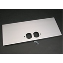 Wiremold AL5200 Large Multi-Channel Raceway Duplex Receptacle Cover Plate
