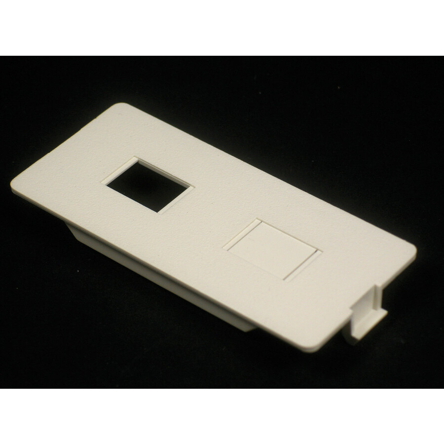 Wiremold 5500 Dual RJ11/RJ45 Connector Faceplate Fitting