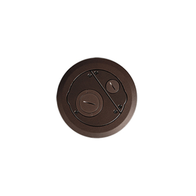 Wiremold 6AT Furniture Feed Evolution Recessed Poke-Thru Surface Style Cover, Bronze