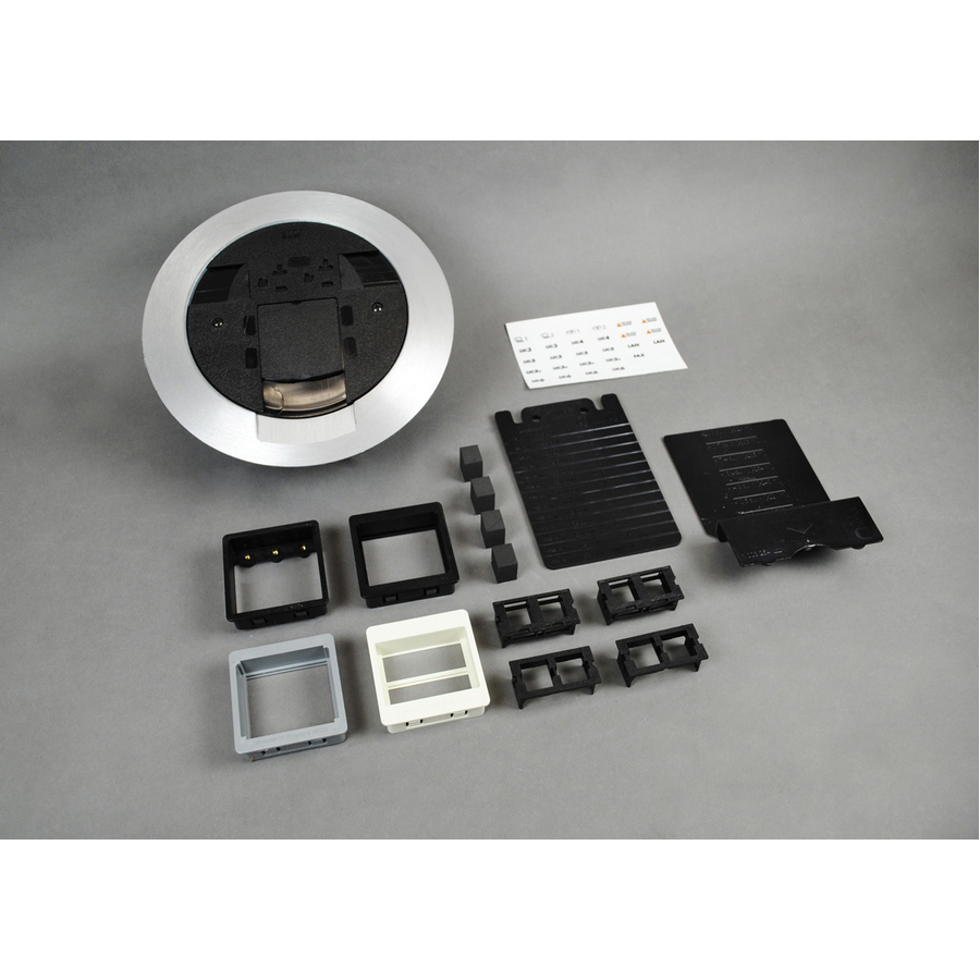 Wiremold Ratchet-Pro 881 Series Multiple Service Floor Box Cover Kit
