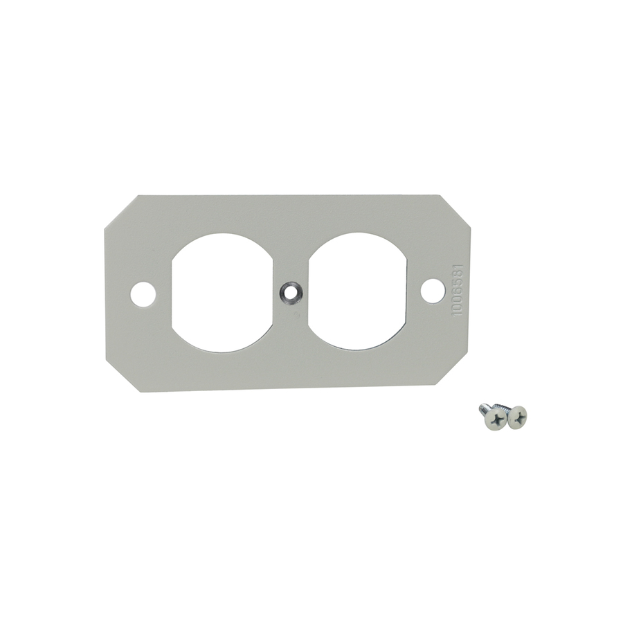 Wiremold Evolution 8AT Series Duplex Device Plate
