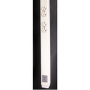Wiremold 25DTP Series 15' Tele-Power Pole, Ivory