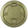 Wiremold 6CT Evolution Poke Thru Surface Style Cover, Tamper-Resistant, Gray