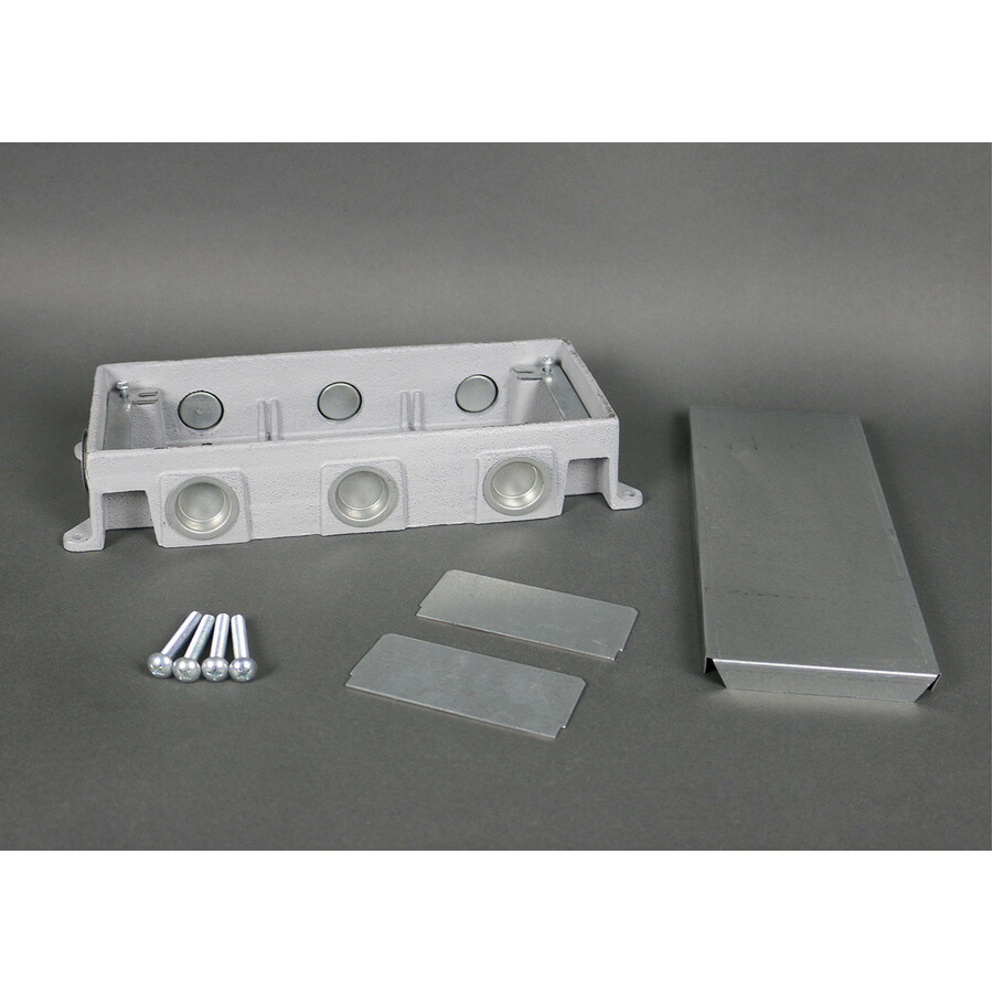 Wiremold 880CM3-1 - Omnibox Series Shallow Cast-Iron Floor Box