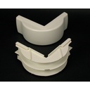 Wiremold 2300 Radiused Divided External Elbow Fitting