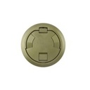 Wiremold 6CT Evolution Poke Thru Surface Style Cover, Tamper-Resistant, Black