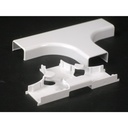 Wiremold 2815FO Radiused Tee, Fog White