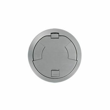 Wiremold 8in Surface Style Cvr Assembly Aa Brushed Aluminum