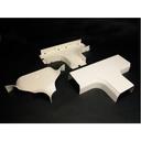 Wiremold CableSmart Series 40N2 Radiused Full Capacity Tee Fitting - White