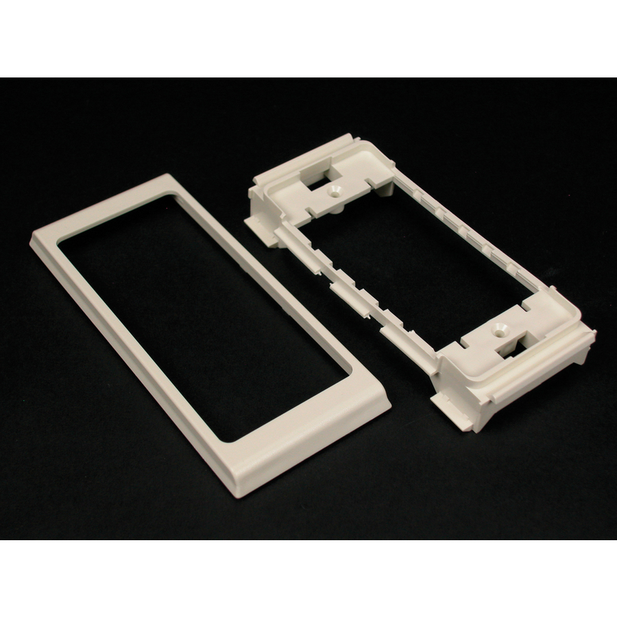 Wiremold 40N2F31WH Mounting Bracket for Power Equipment, Communication Module, Faceplate, Cable Raceway - White