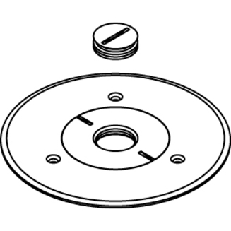 Wiremold Ratchet-Pro 881 Series Communications or Power Cover Plate