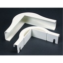 Wiremold 2818fo Radiused External Elbow, Fog White