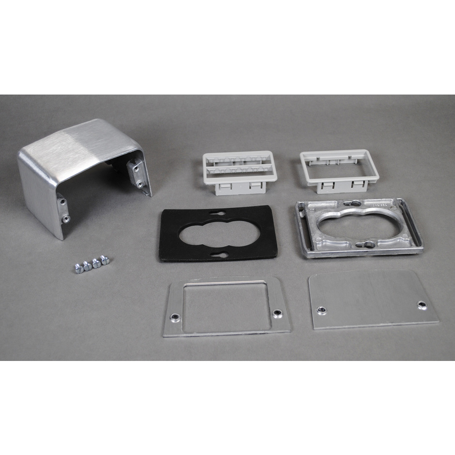 Wiremold 525 Series Four-Piece Communication Service Fitting