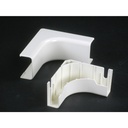 Wiremold 2917fo Radiused Internal Elbow, Fog White