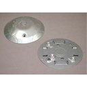 Wiremold Raceway Mounting Box - Metallic