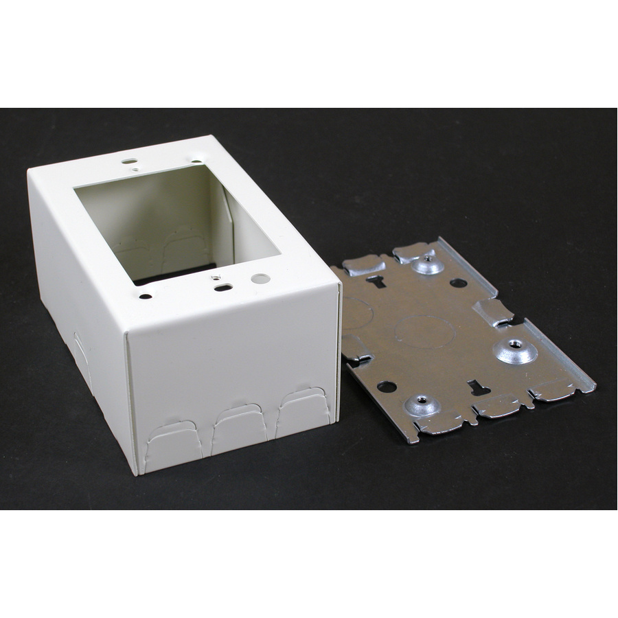 Wiremold 500/700 Single-Gang Shallow Switch and Receptacle Box Fitting