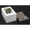 Wiremold 500/700 Single-Gang Shallow Switch and Receptacle Box Fitting