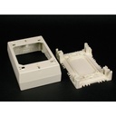 Wiremold One Gang Device Box Fitting - White