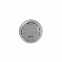 Wiremold 6IN Flush Style CVR Assembly AA Brushed Aluminum