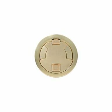 Wiremold 6IN SURFACE STYLE CVR ASSEMBLY SB SATIN BRASS