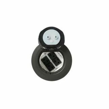 Wiremold 4AT Prewired All Power Evolution Poke-Thru Device-Gray