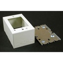 Wiremold Switch and Receptacle Box Fitting Series - One-Gang Extra Deep - White