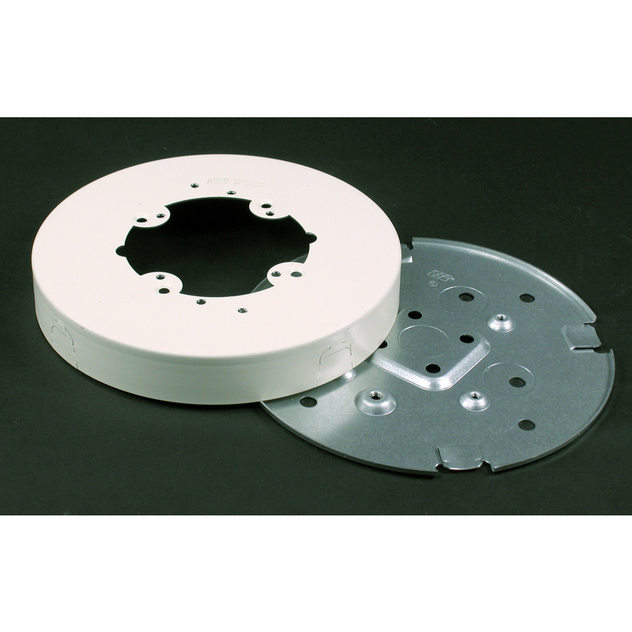Wiremold Raceway Mounting Box - White