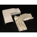Wiremold 2300 Radiused Divided Flat Elbow Fitting
