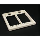 Wiremold Mounting Plate - Fog White