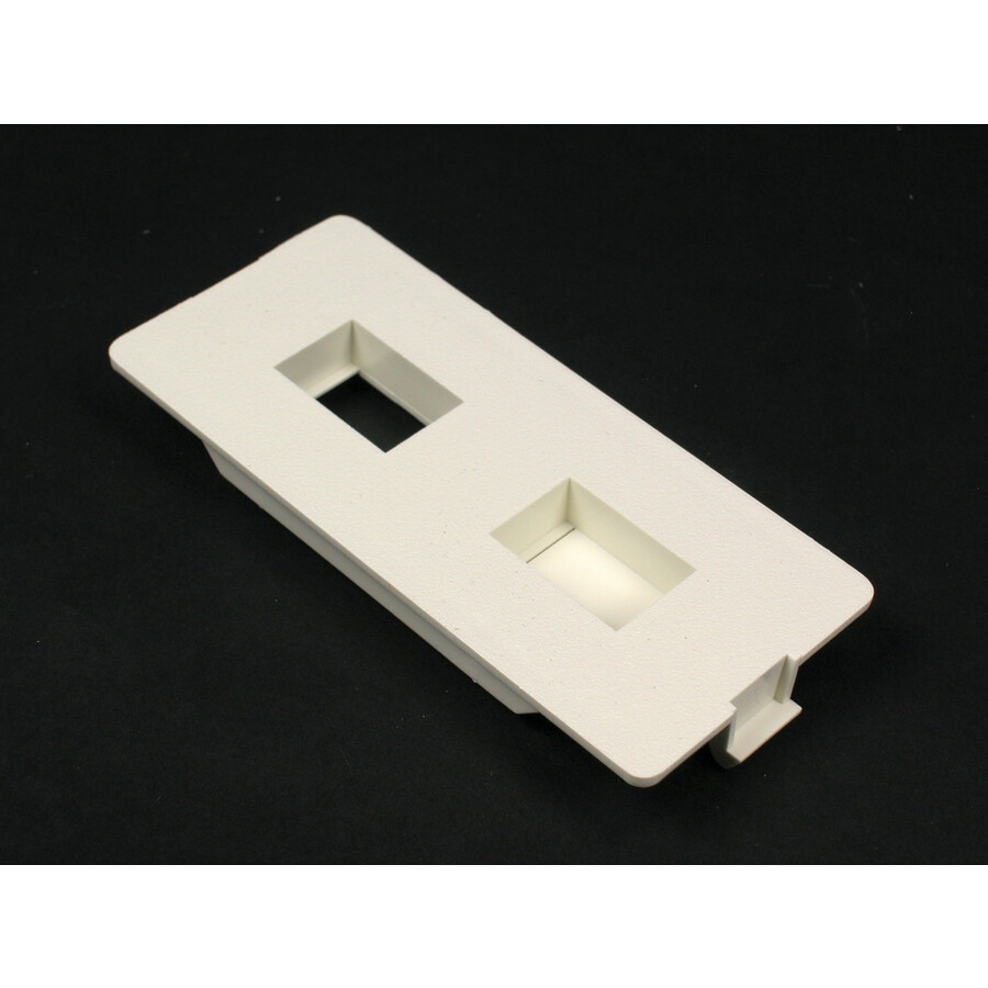 Wiremold 5500 Flush Dual RJ Connector Faceplate Fitting